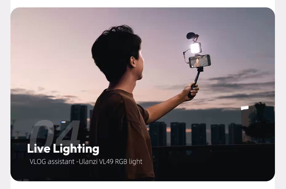 Mini RGB LED lumière vidéo