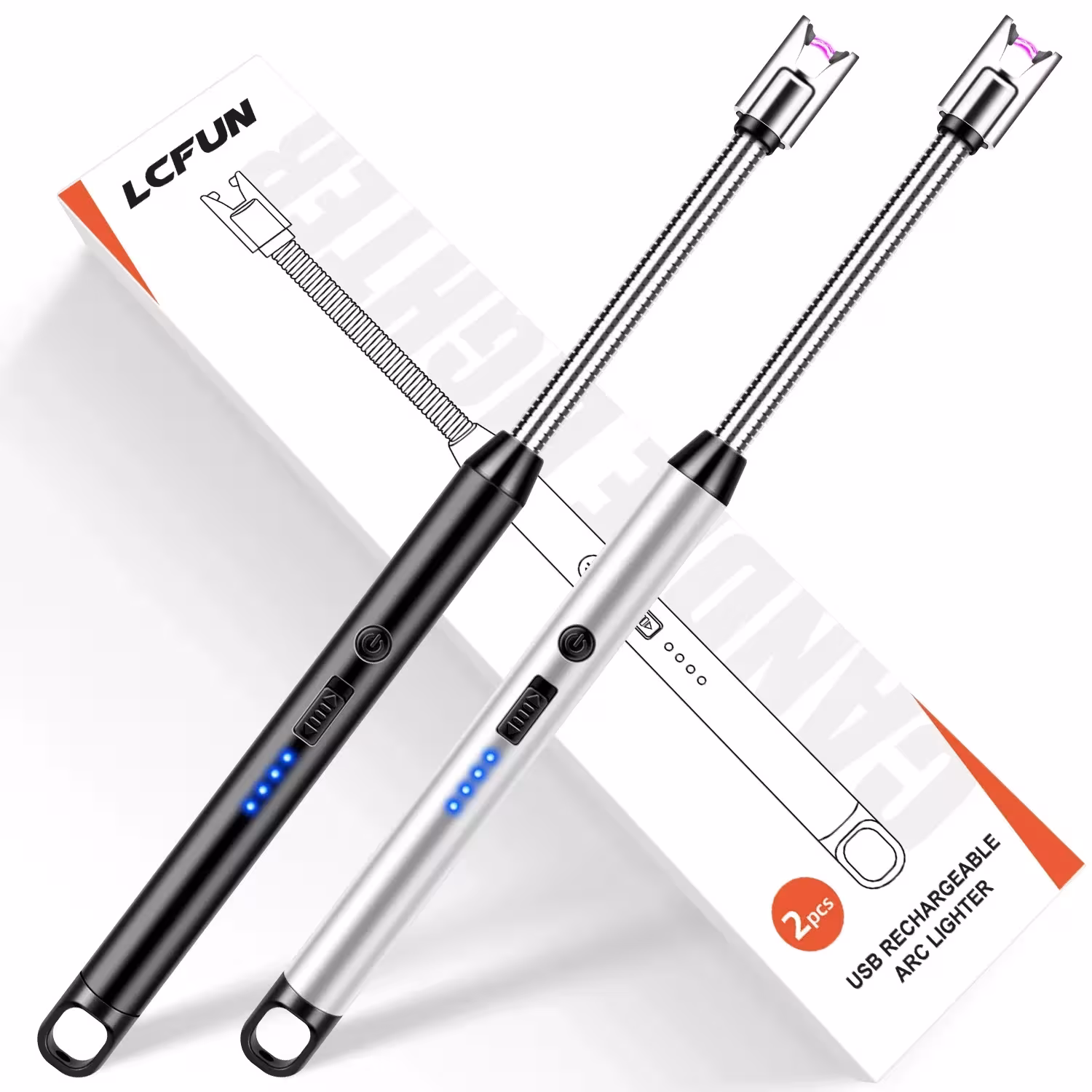 Panneau lumineux flexible translucide avec écran LED, 2 pièces.