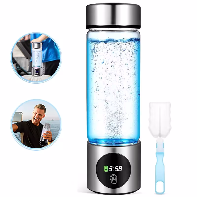 Generador de agua hidrogenada con tecnología SPE PEM y pantalla LED