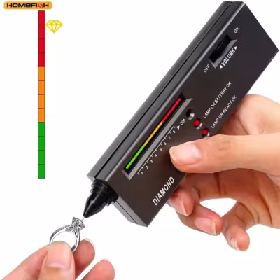 HOMEFISH Diamond Tester High Accuracy Profesionalus Briliantų Testuoklis su LED ir Garsu