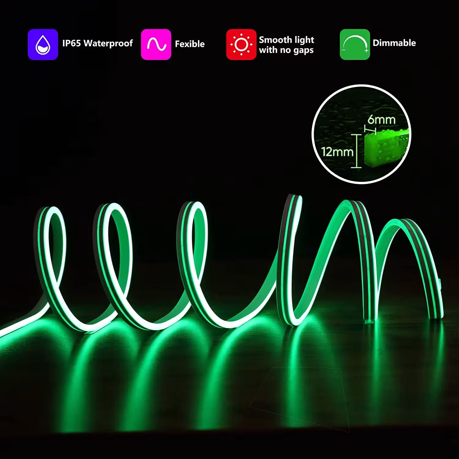 RGB LED strip lighting
