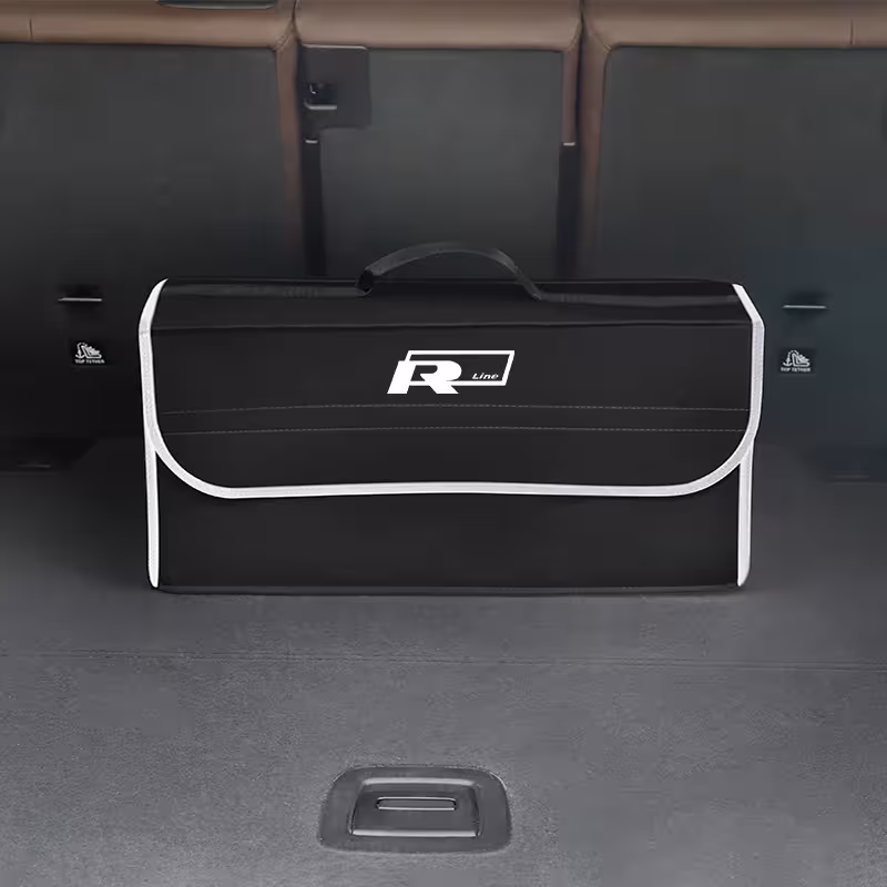Organizzatore di bagagli per auto da materiale filco nero, rosso o grigio per modelli VW