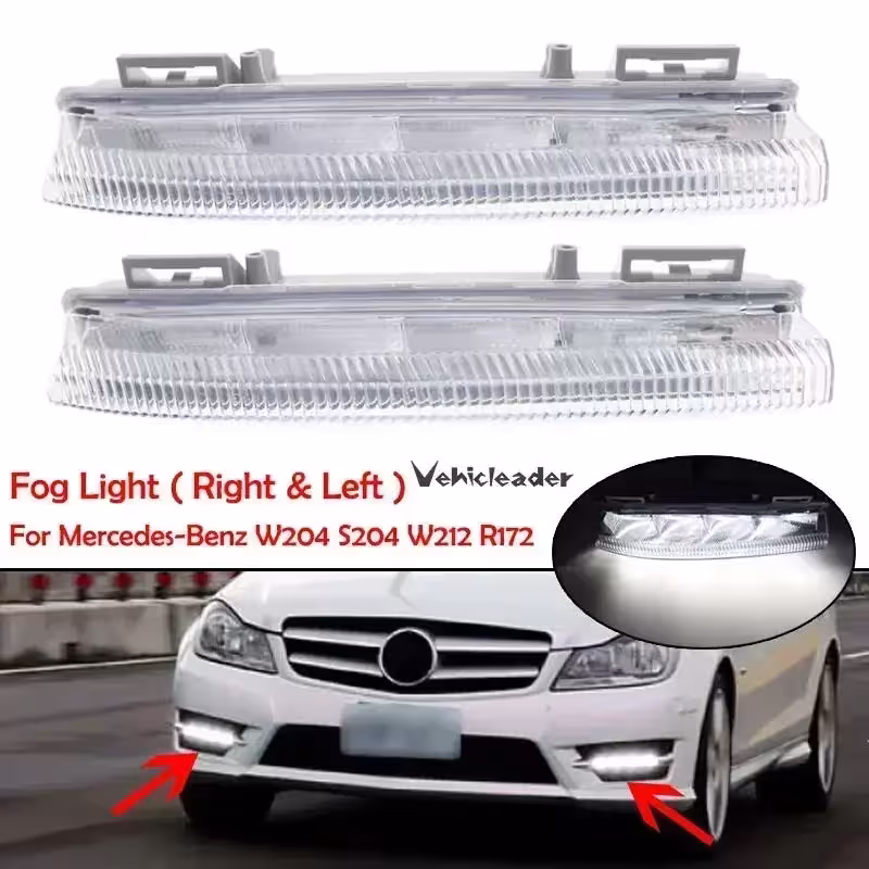 Mercedes-Benz LED DRL headlights 12V W204 W212 C250 E350
