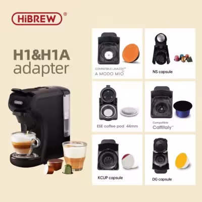 HiBREW H1A kavos aparato kapsulės adapteris Lavazza Blue Modo Mio ESE sistemai