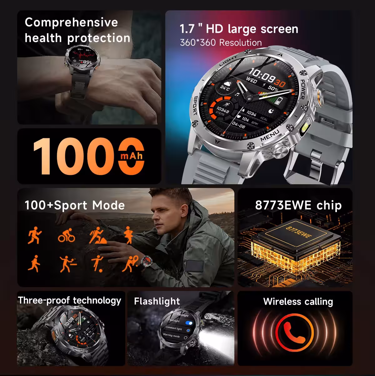 tactical sports clock