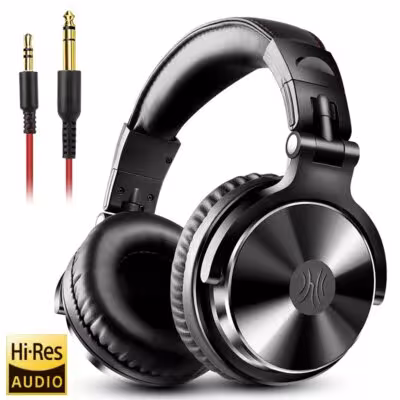 Oneodio Pro 10 laidinės studijinės ausinės DJ monitoringas stereo su mikrofonu