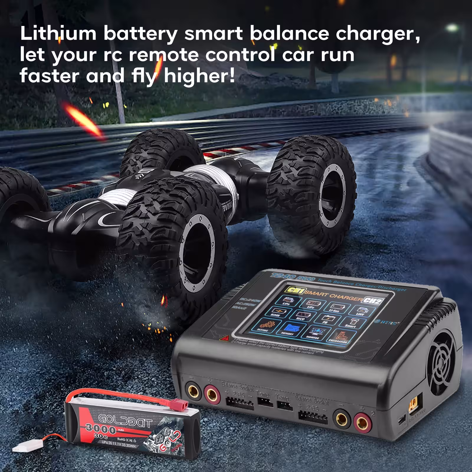 RC įkrautuvas 240W