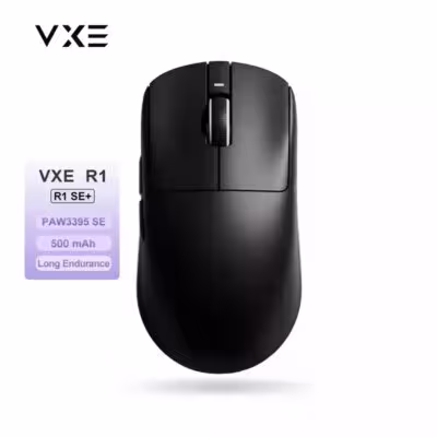 VXE Dragonfly R1 serija ergonominė žaidimų pelė Bluetooth ilga baterija