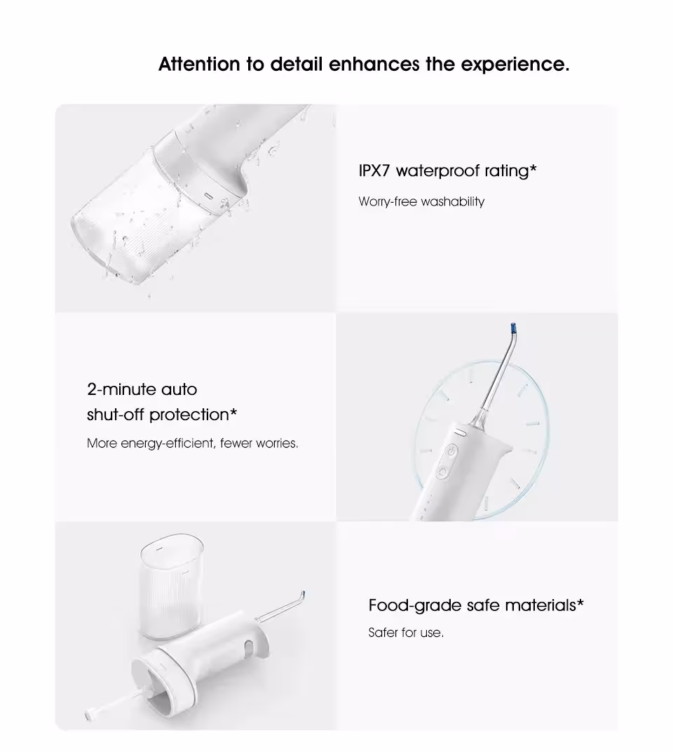 nit de agua eléctrica para dientes