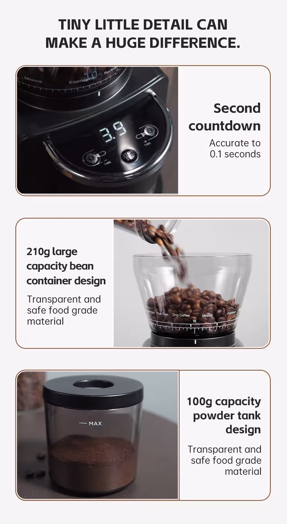 mulino automatico del caffè