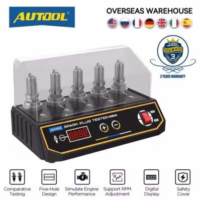 AUTOOL SPT360 žvakės testuoklis 220V 110V variklio diagnostikos įrankis
