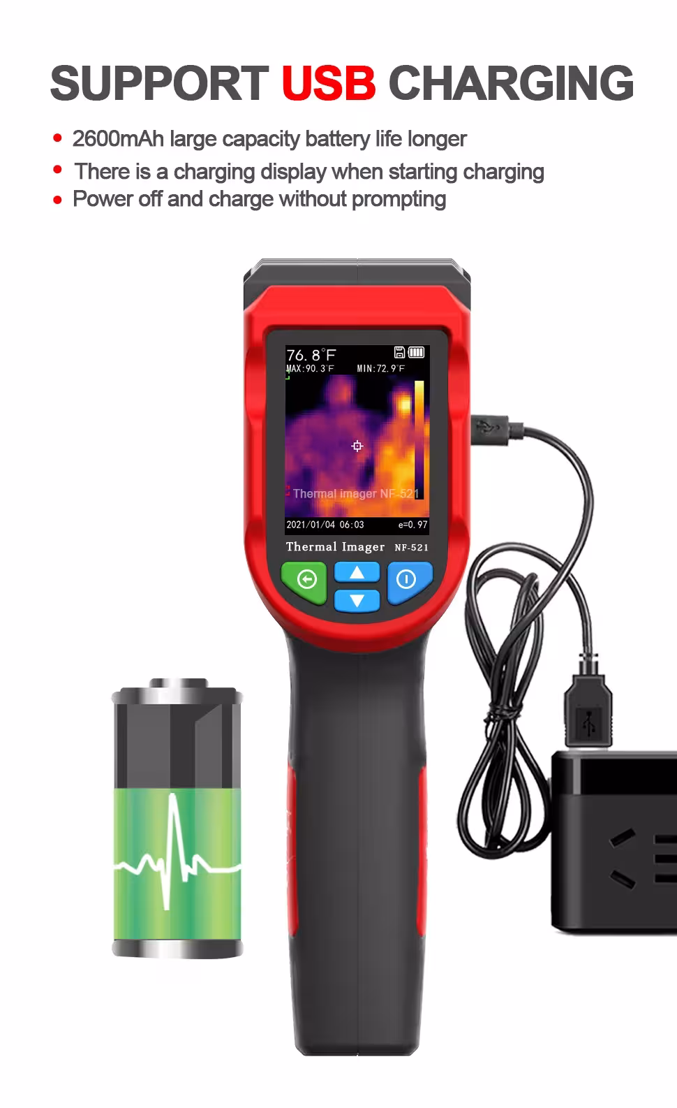 caméra thermique pour le chauffage