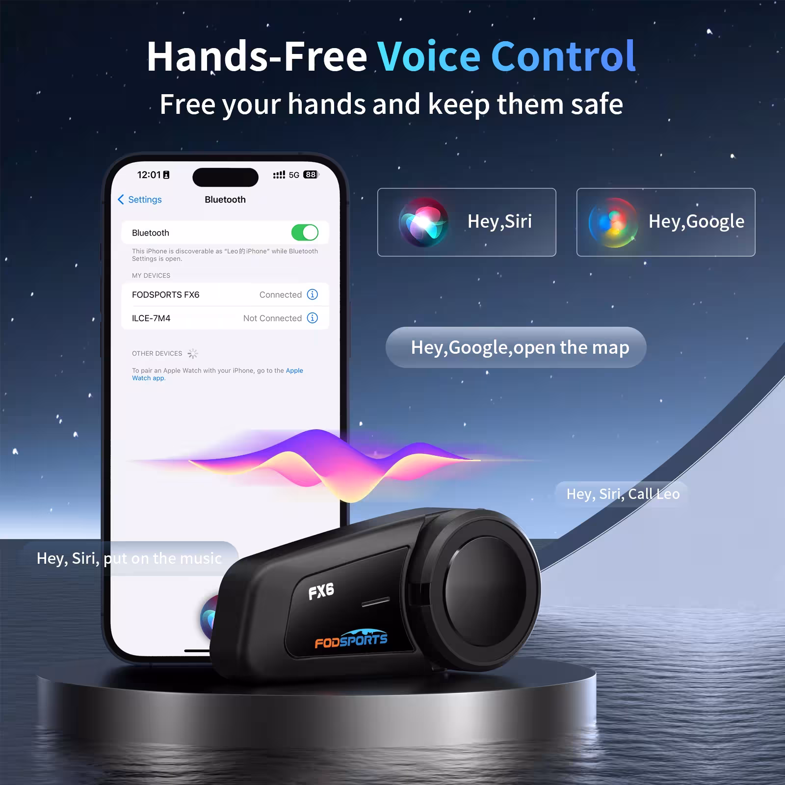 motorcycle intercom Bluetooth