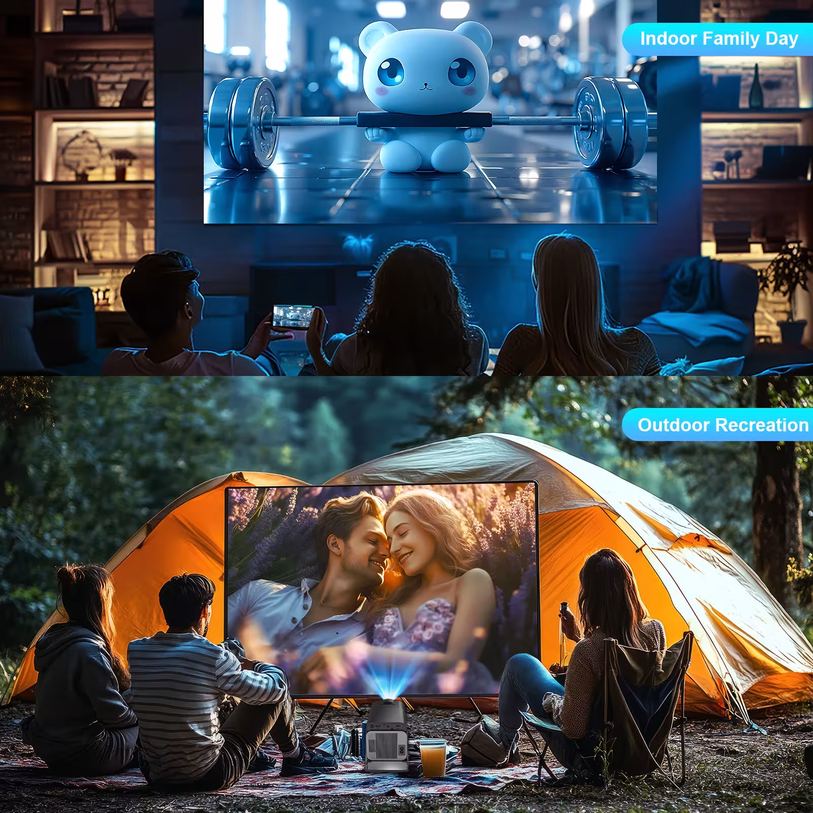 projecteur portable 1080P