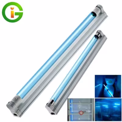 Lampada di sterilizzazione ultravioletta 8W 15W Tubo T5 T8 UVC Sterilizzatore all'ozono che uccide gli acari della polvere