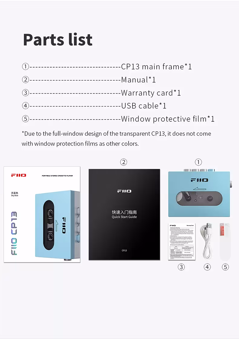 FiiO CP13 kasetės grotuvas