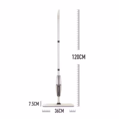 Flexible floor cleaning tool with microfibre threads