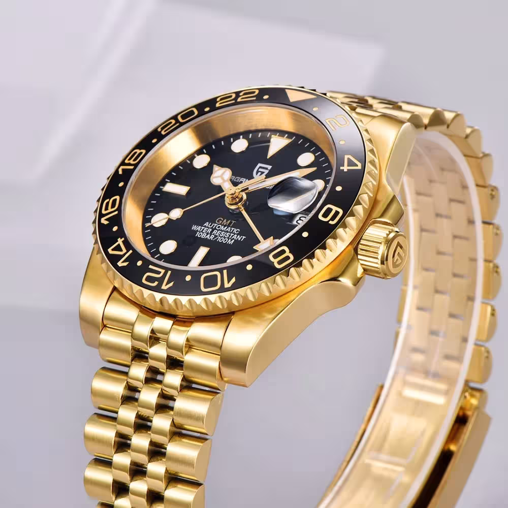 horloge GMT automatique pour hommes