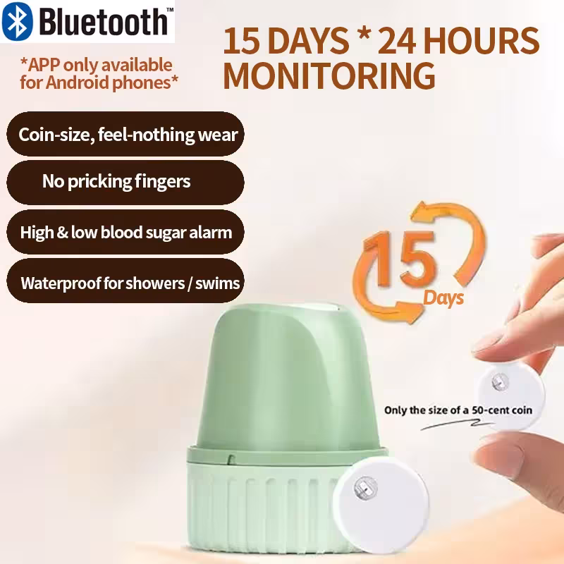 Sensor Aidex 2o medidor de glucosa digital sin aguja GX-01S