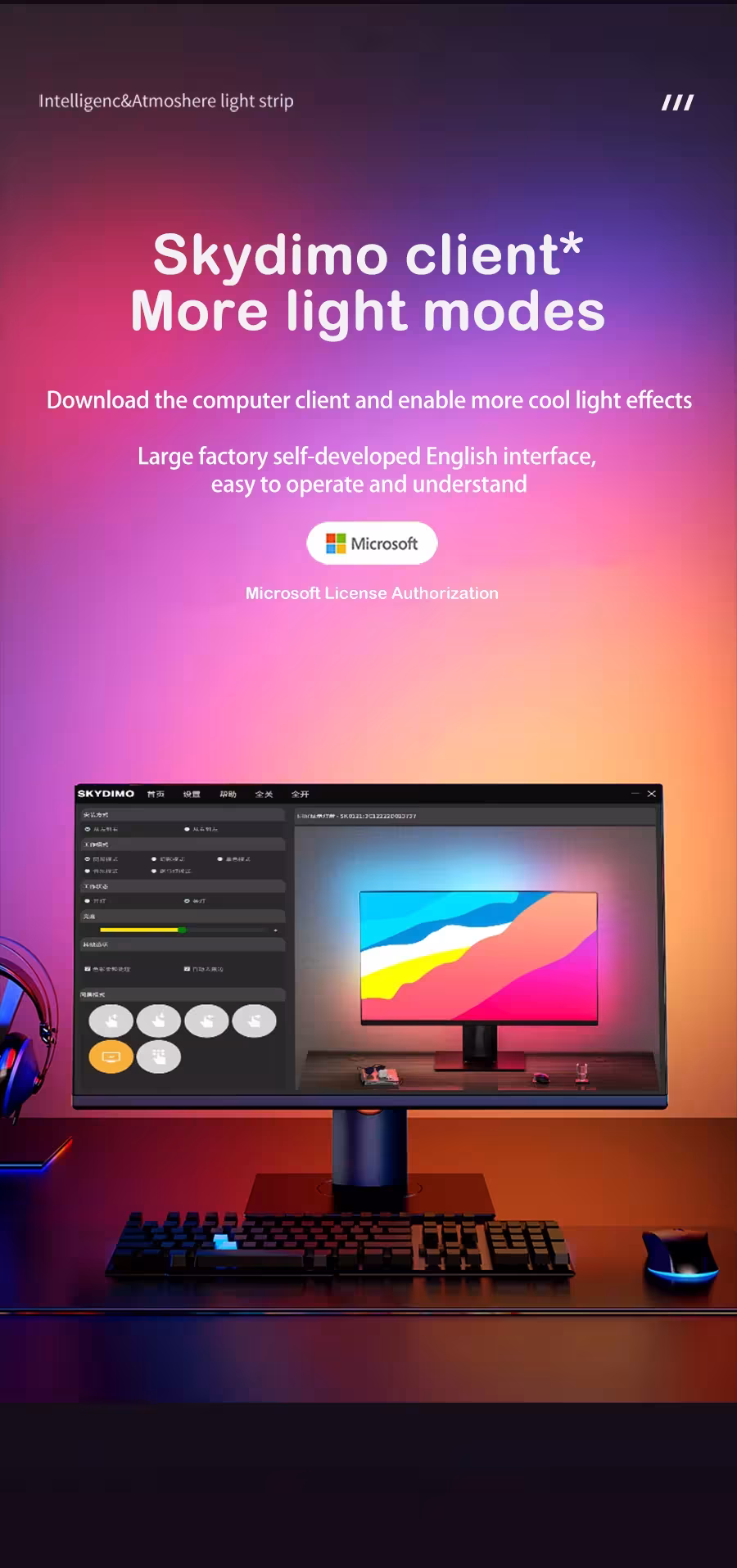 tira LED gaming