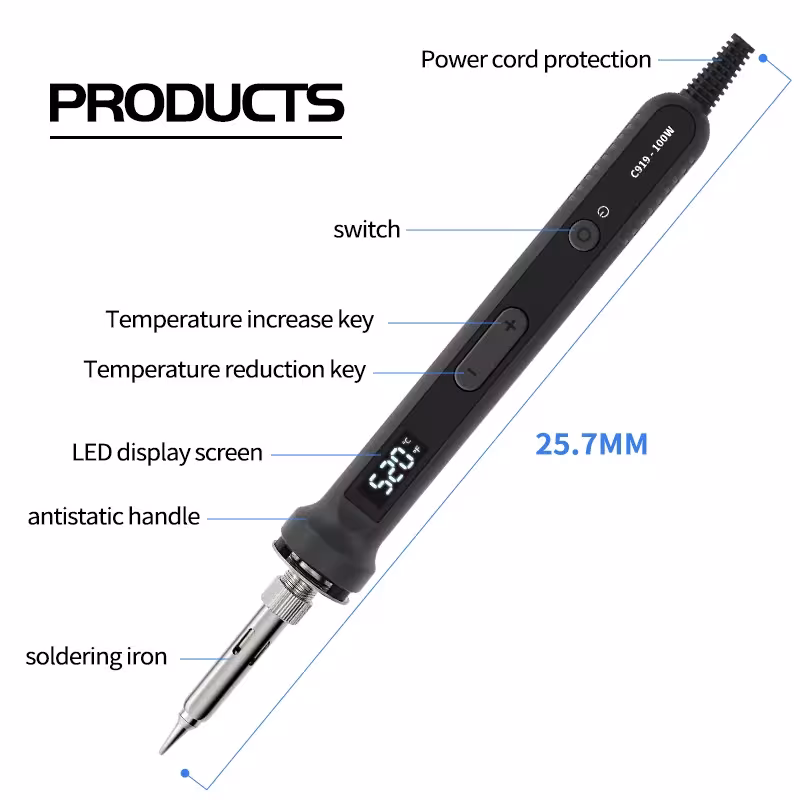 soldador digital de 100W
