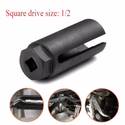 Outil de prise de capteur d'oxygène 9cm noir 1 / 2 pouces carré moteur