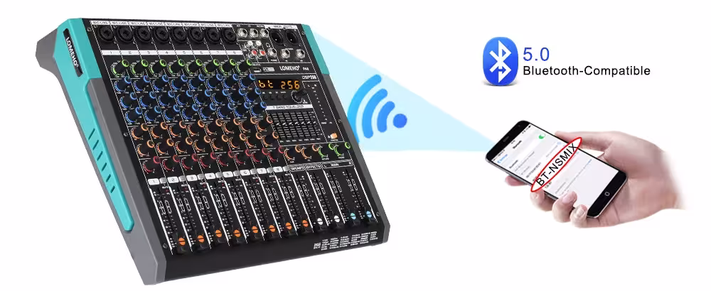 mixeur audio avec Bluetooth