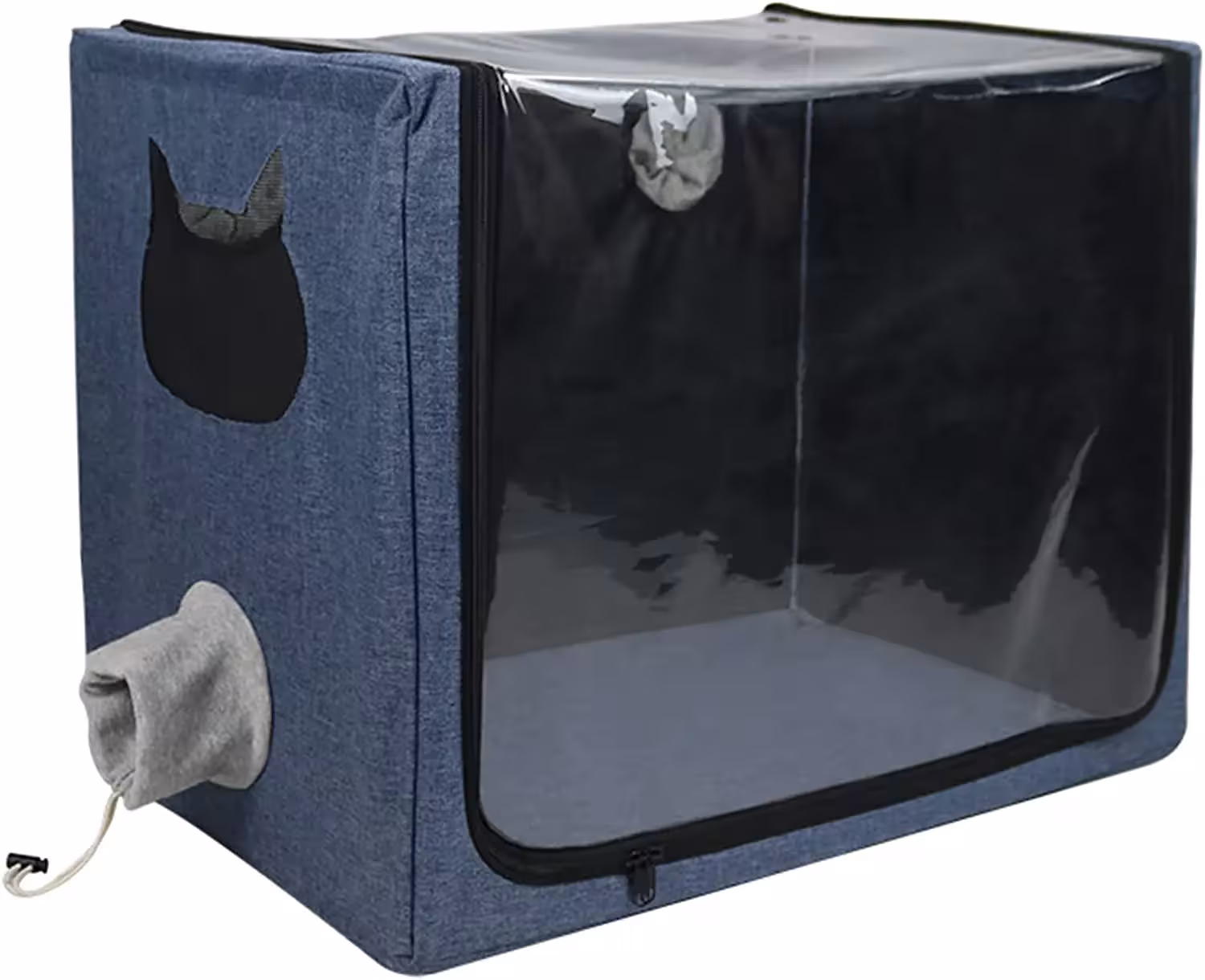 Oxigenoterapia animal jaula 100L perro caja de inhalación