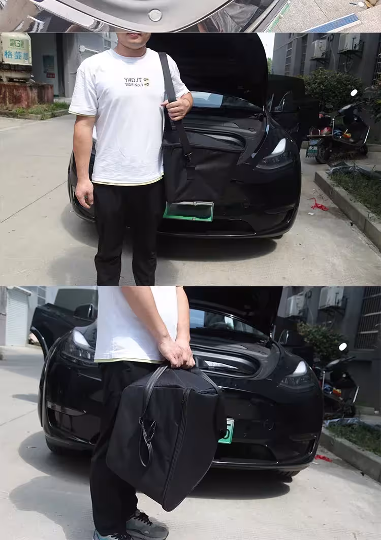 Cesto frigorifero Tesla frunk