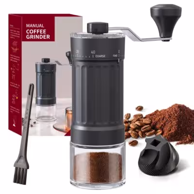 Machine à café à main avec mécanisme céramique