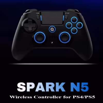 QRD Spark N5 inalámbrico controlador para PS4 PS3 Android PC juegos