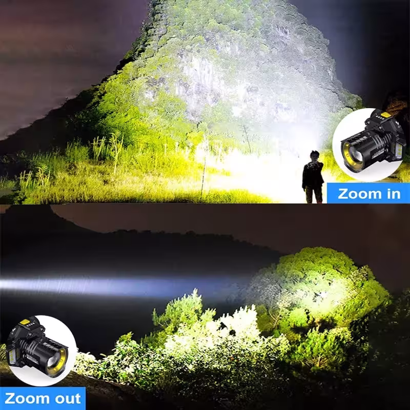 Linterna LED con sensor