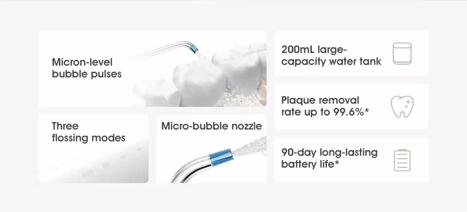 nit de agua eléctrica para dientes