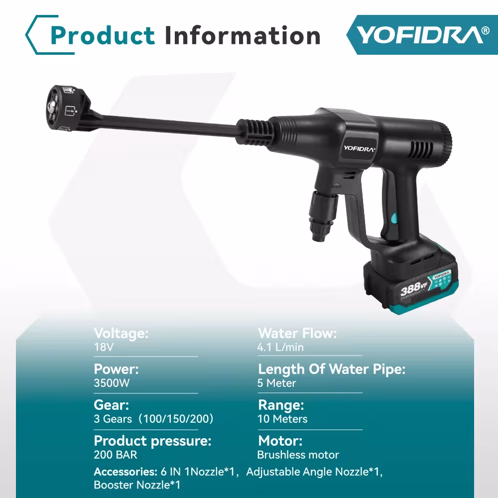 pistolet à eau à volume élevé