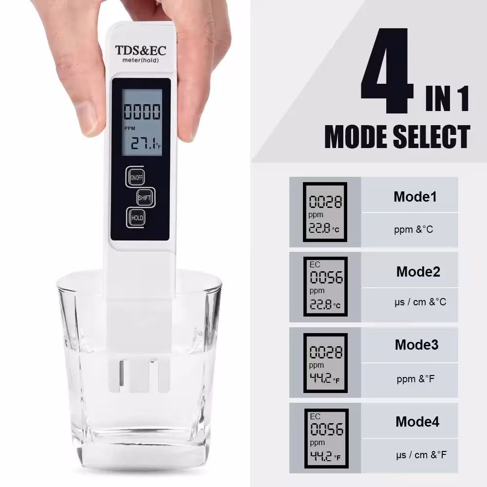 water quality tester TDS