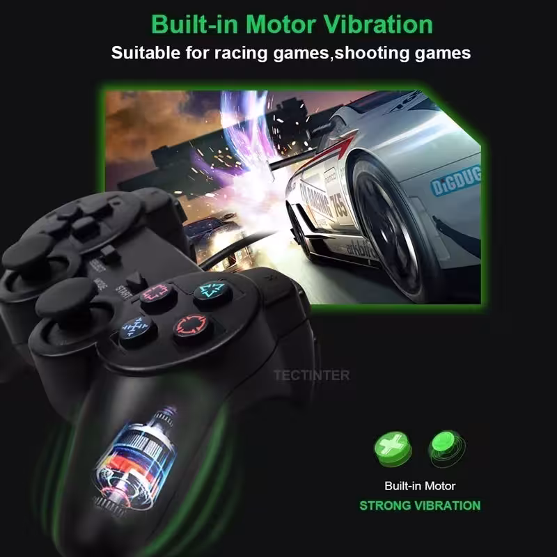 kabelgebundener Controller für PlayStation 2
