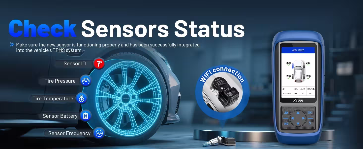capteur de pression des pneus TPMS
