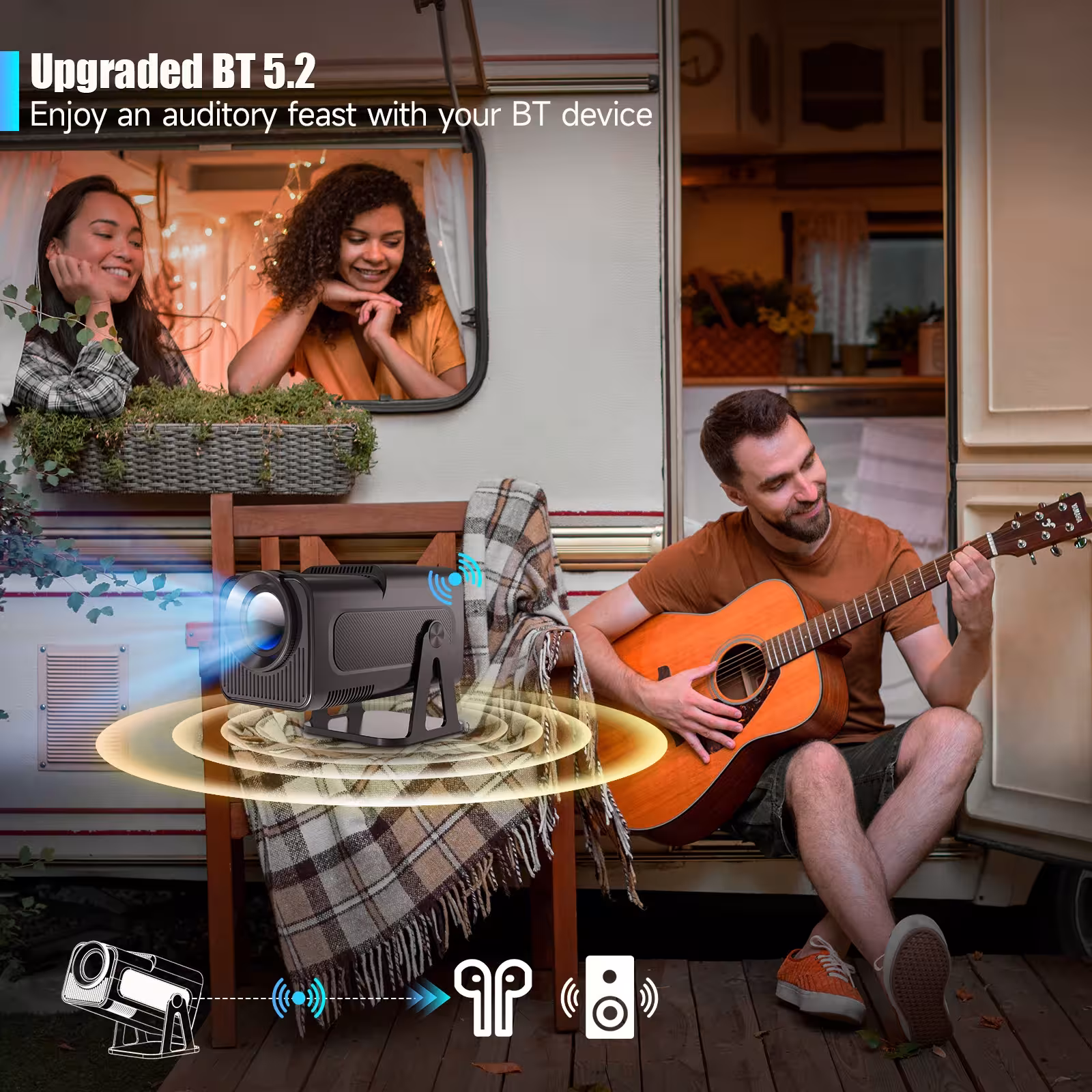 projecteur portable 1080P