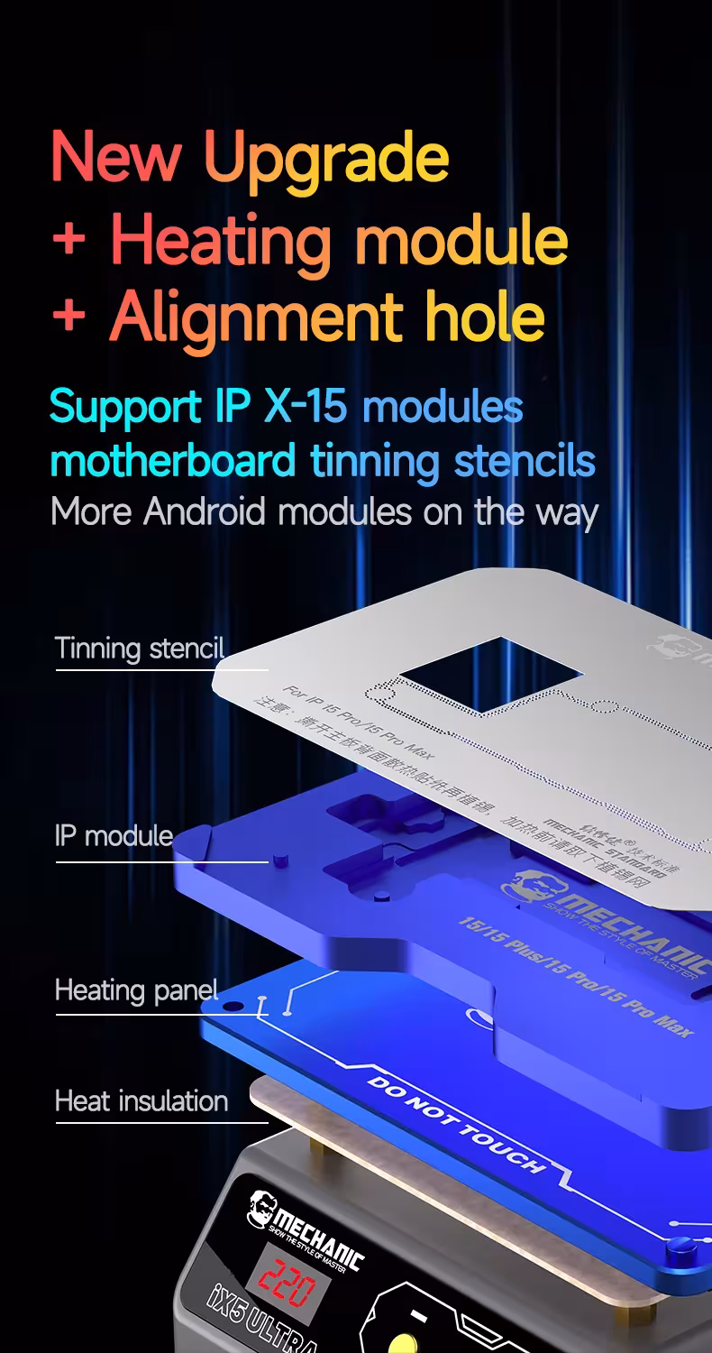 motherboard heating platform