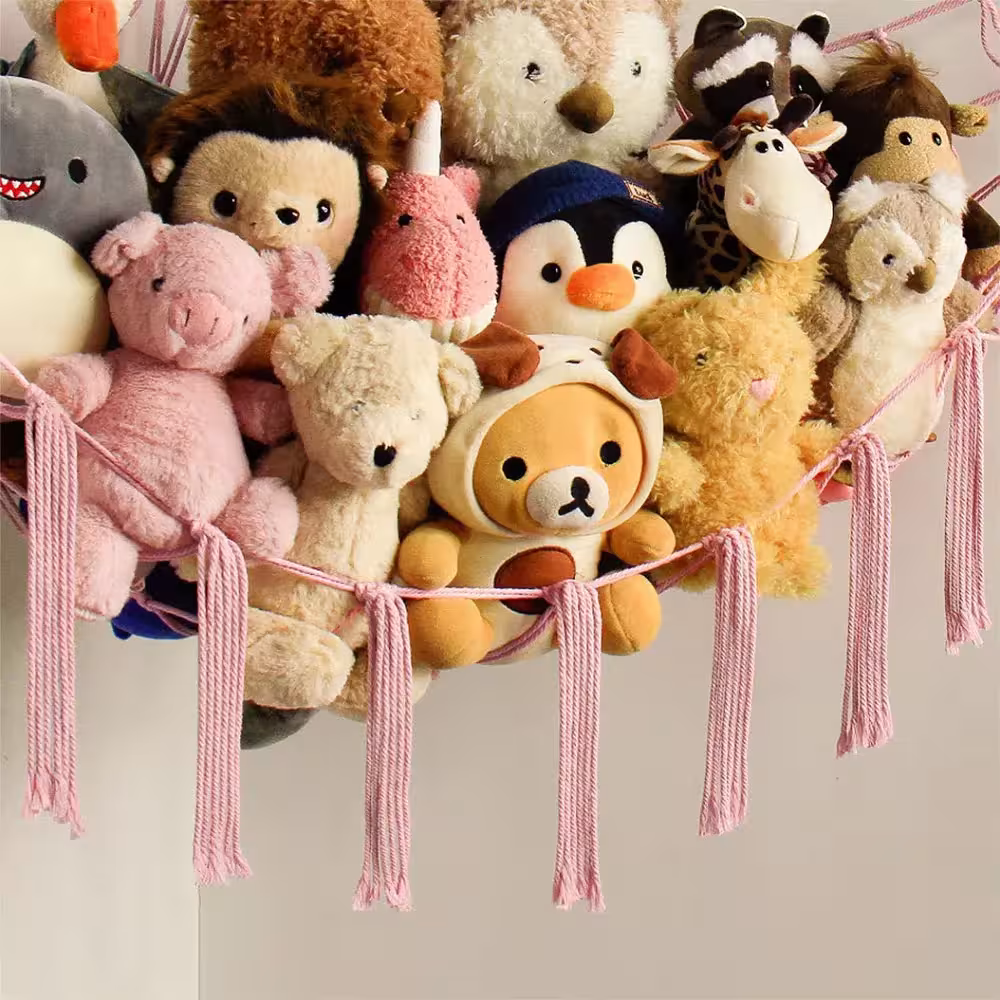 rangement suspendu pour jouets