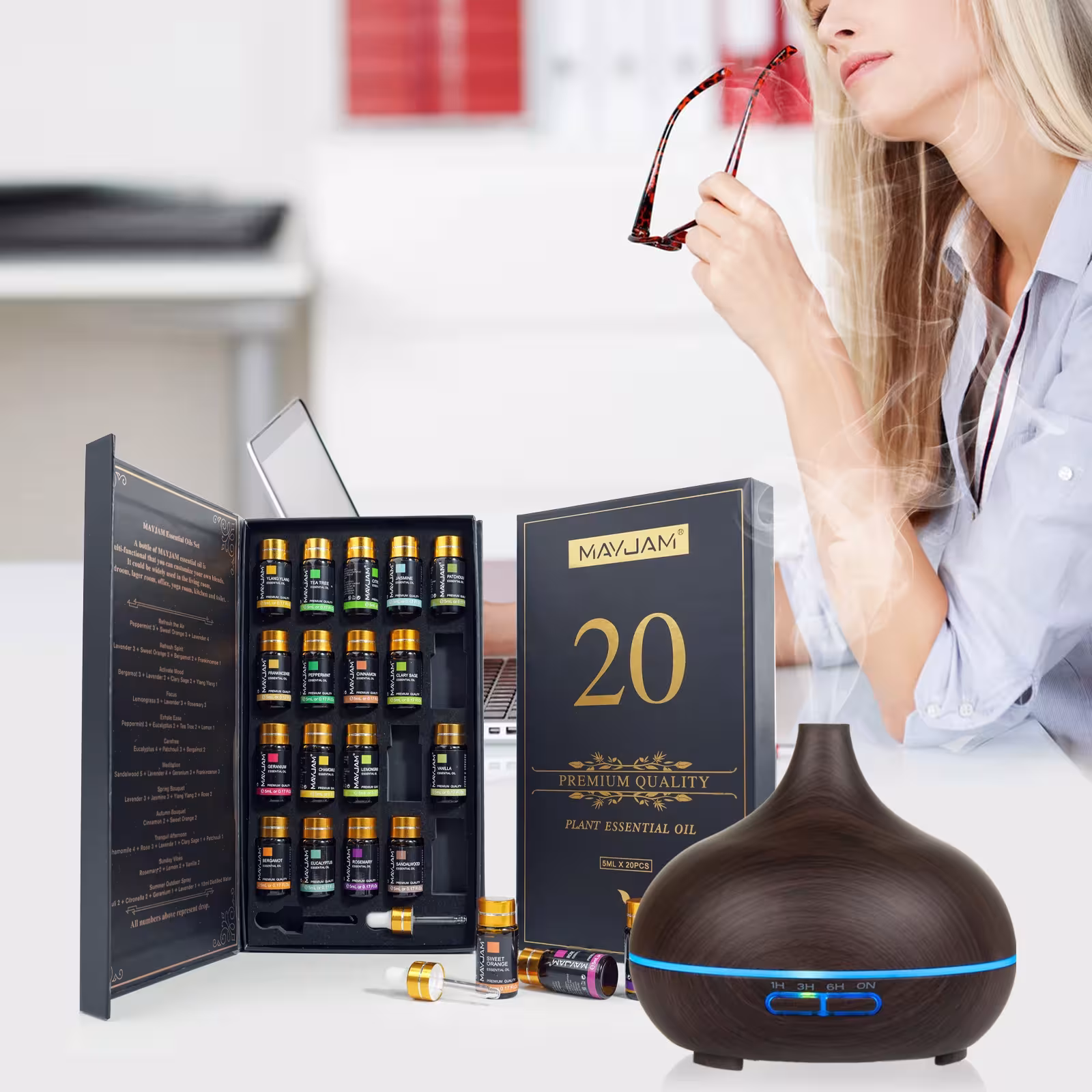 Coffret d'huiles essentielles 20.