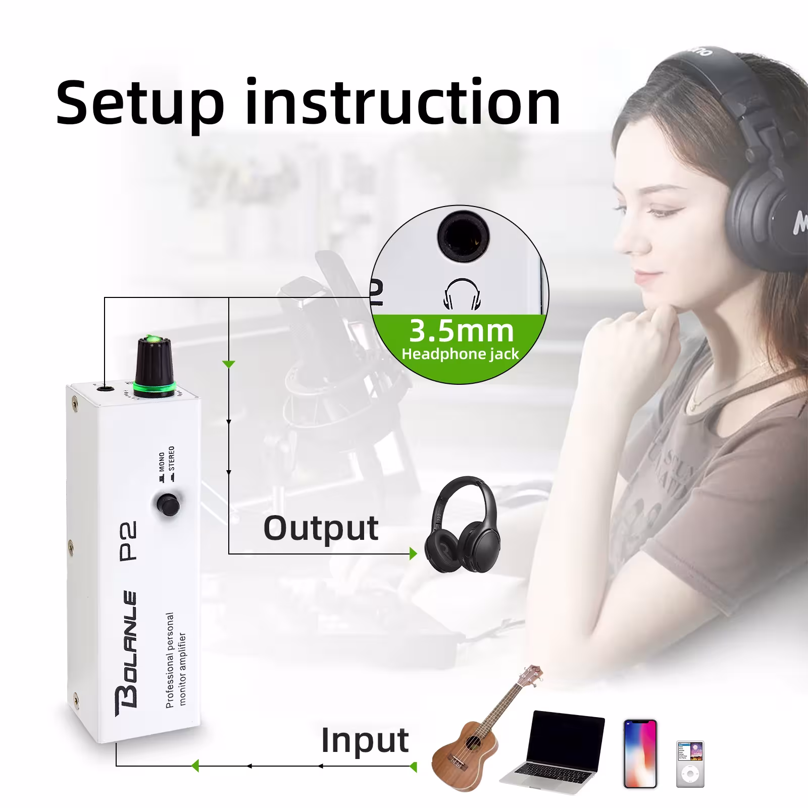 ear monitoring amplifier