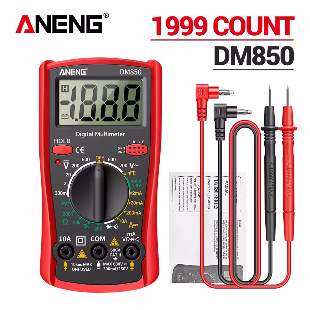 ANENG DM850 automatic professional digital multimeter 1999 counts