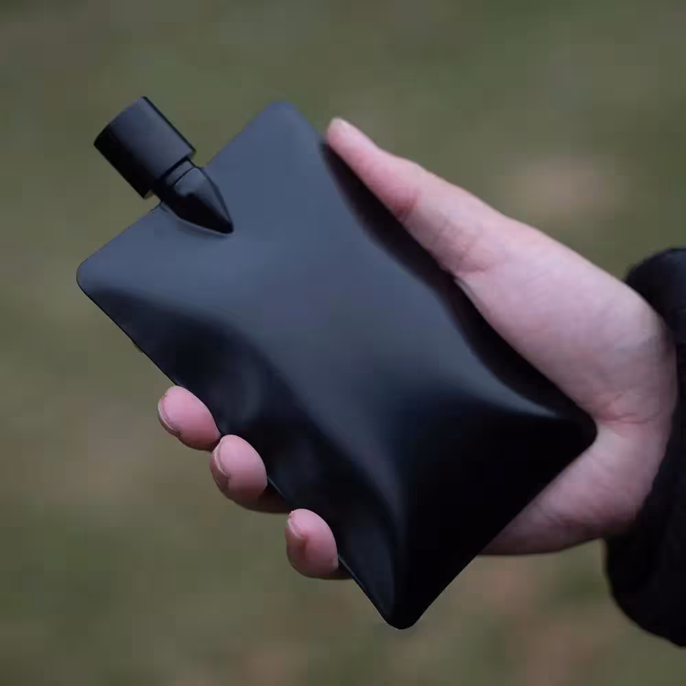 flat wine bottle