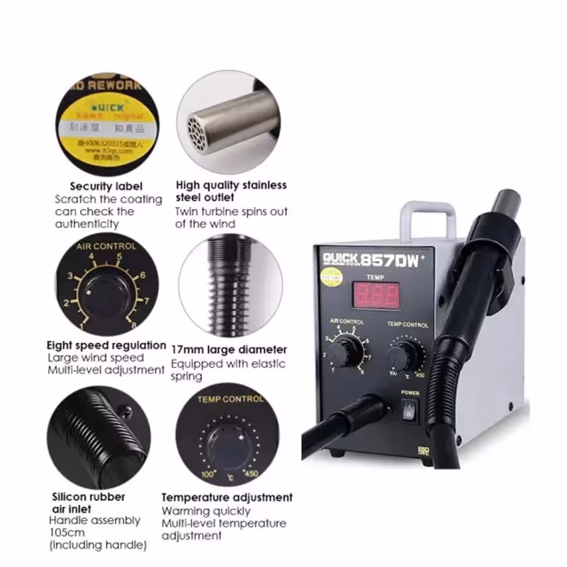 pistolet thermique 580W
