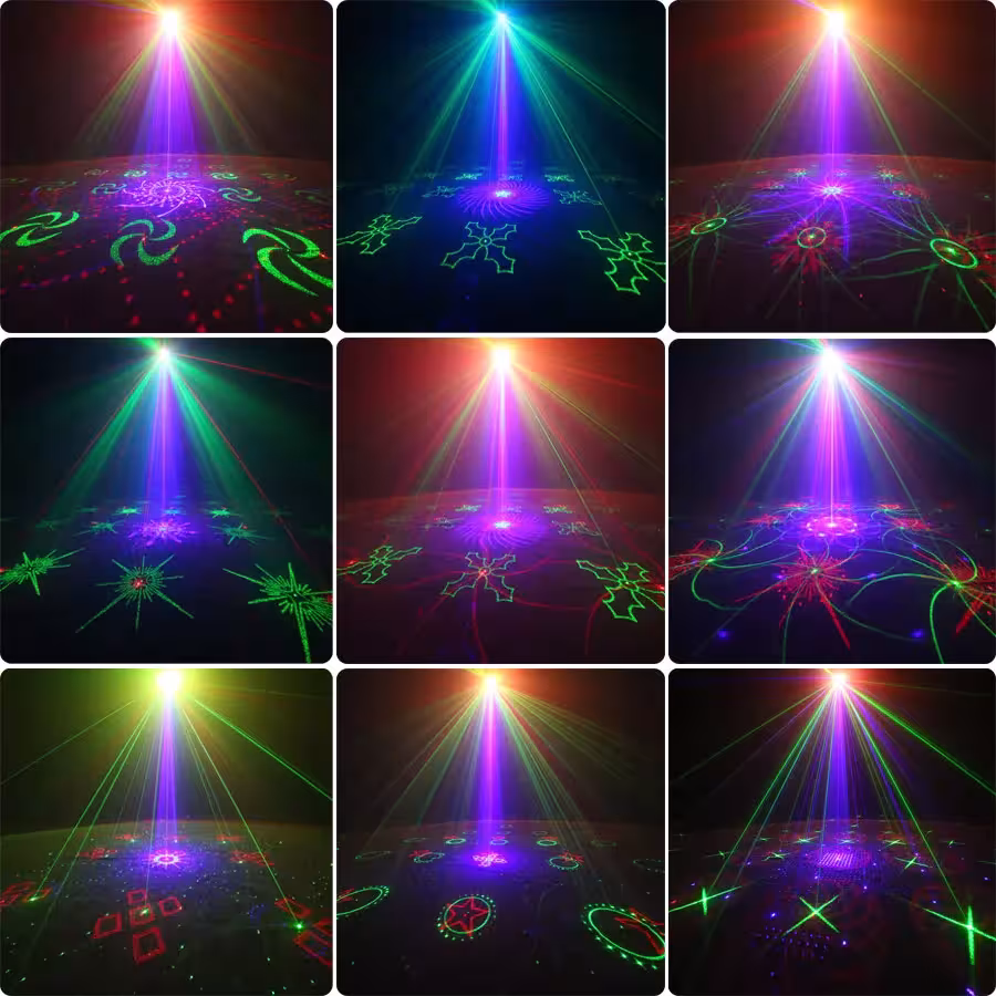 laser disco light projector