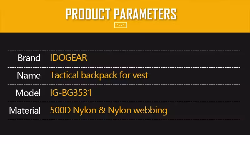 tactical rear bag