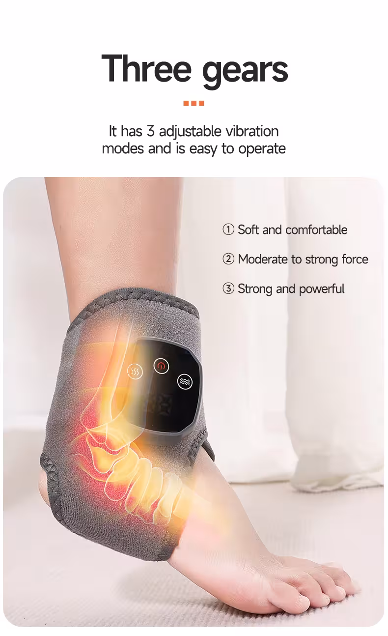 massage de chauffage pour cheville