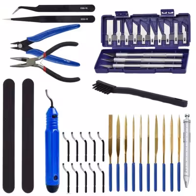 42-piece universal 3D printer maintenance and cleaning tool set for all models