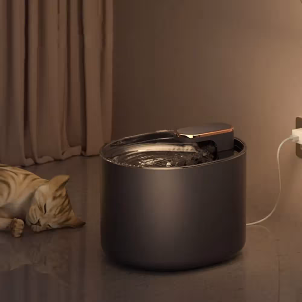 fuente de agua automática